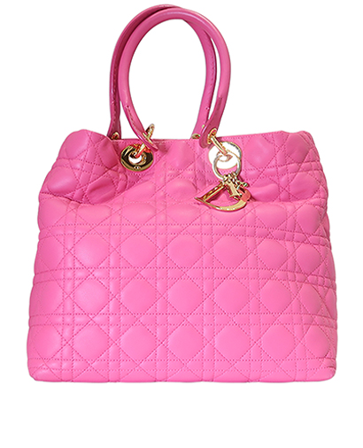 Lady Dior Soft Tote M, front view